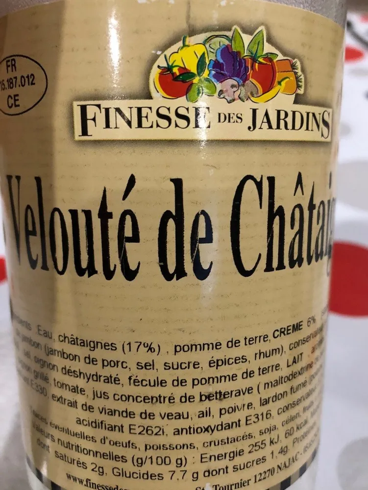 Velouté de chataignes