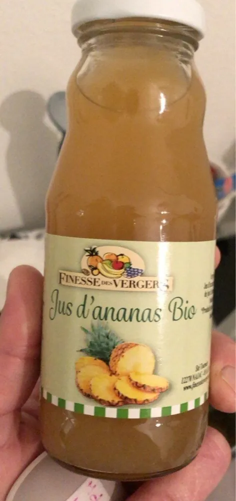 Jus d’ananas bio