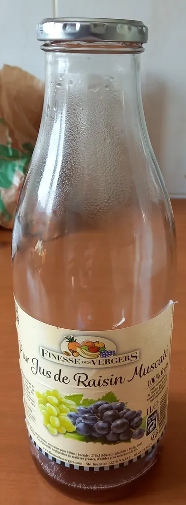 Jus de raisin muscate