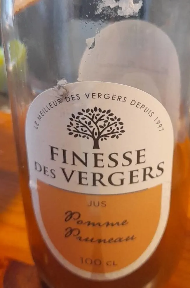 Jus pomme pruneau