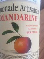Boisson pétillante saveur mandarine