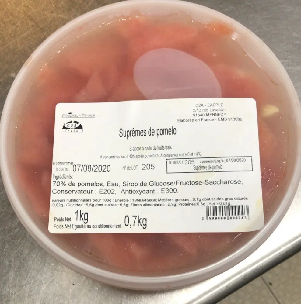 Supreme de Pomelos rose