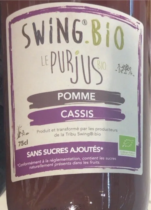 Jus pomme cassis