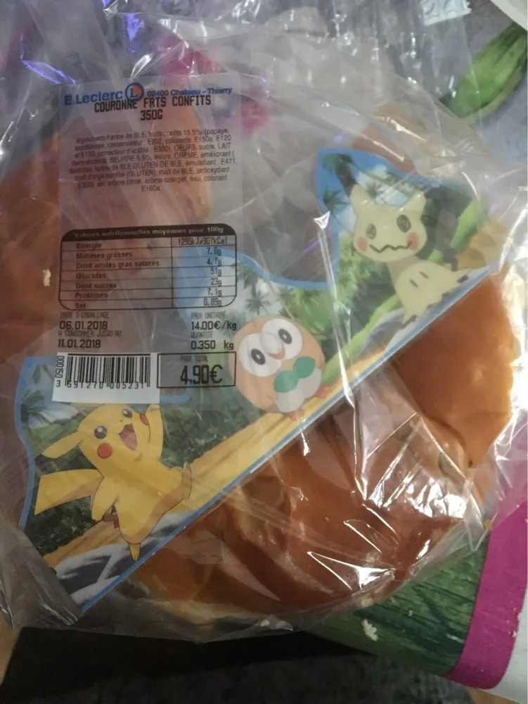 Couronne Fruits Confits