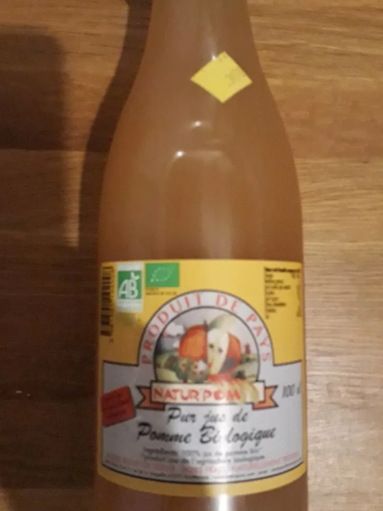Pur jus de pomme biologique