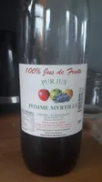 Pur jus pomme myrtille