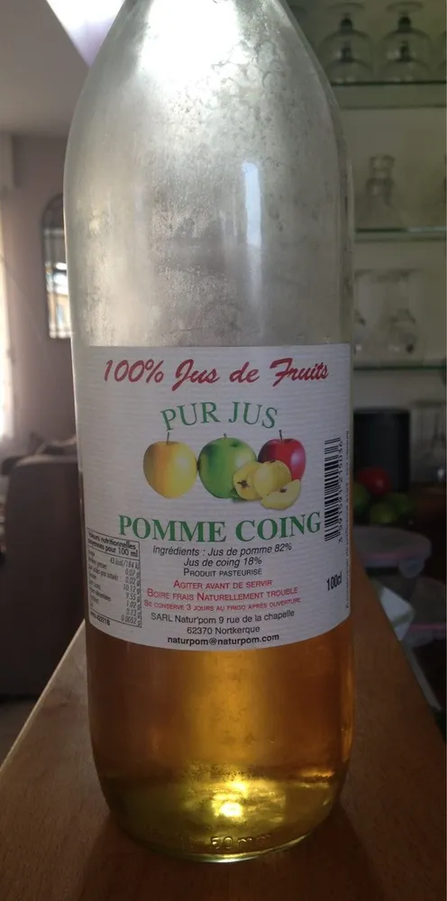 Pur Jus Pomme Coing