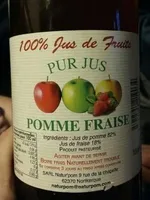 Pur jus pomme fraise