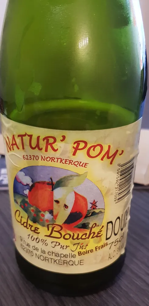 Cidre bouché doux NATUR'POM