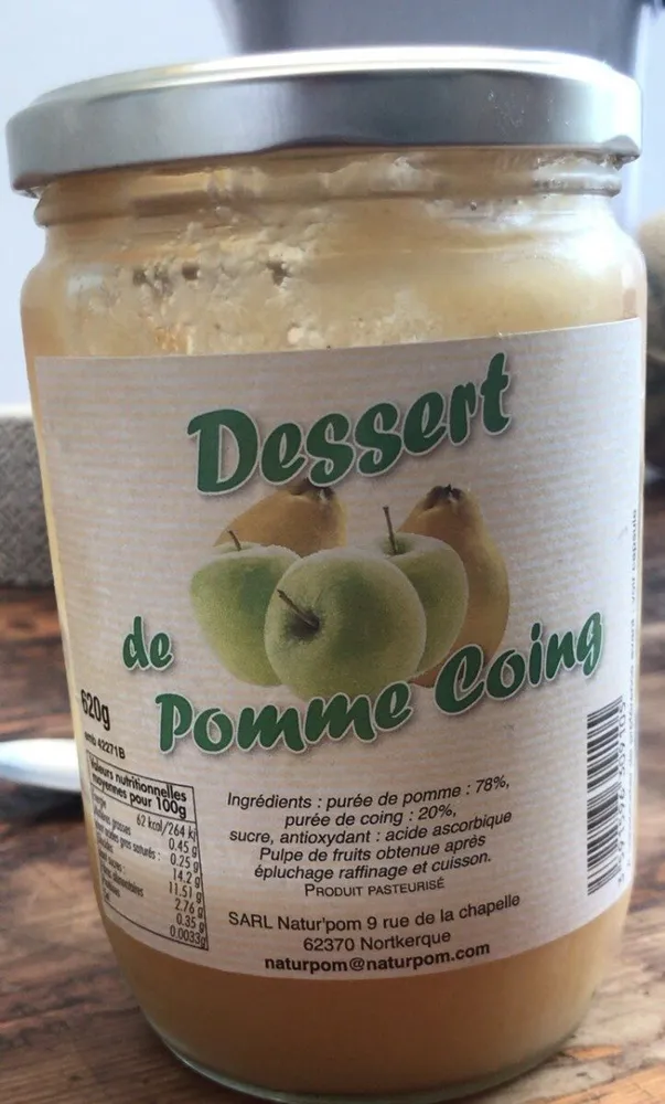 Dessert de pomme coing