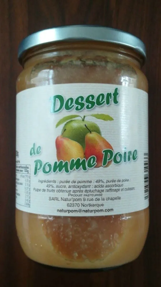 Dessert de pomme poire