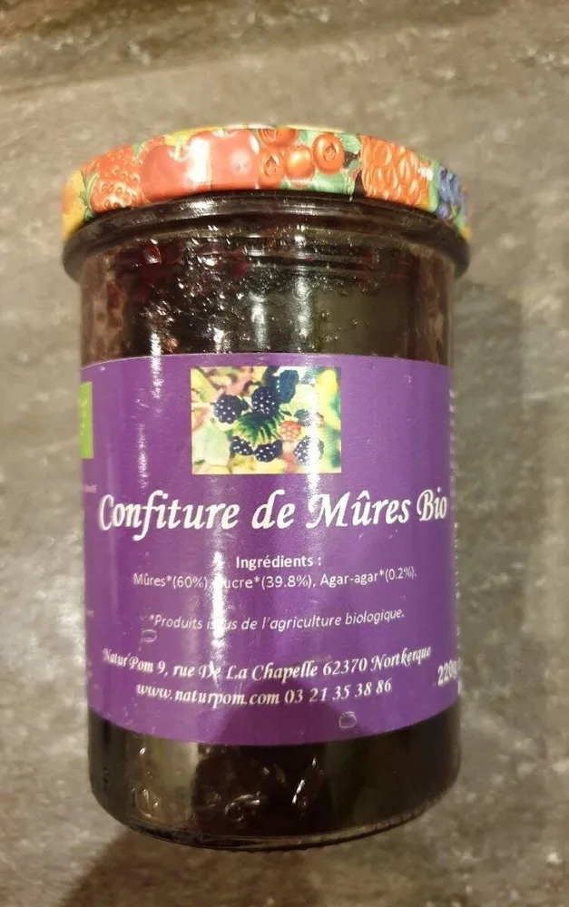 Confiture de Mûres Bio