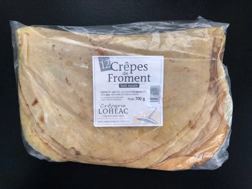12 Crêpes de Froment - fait main