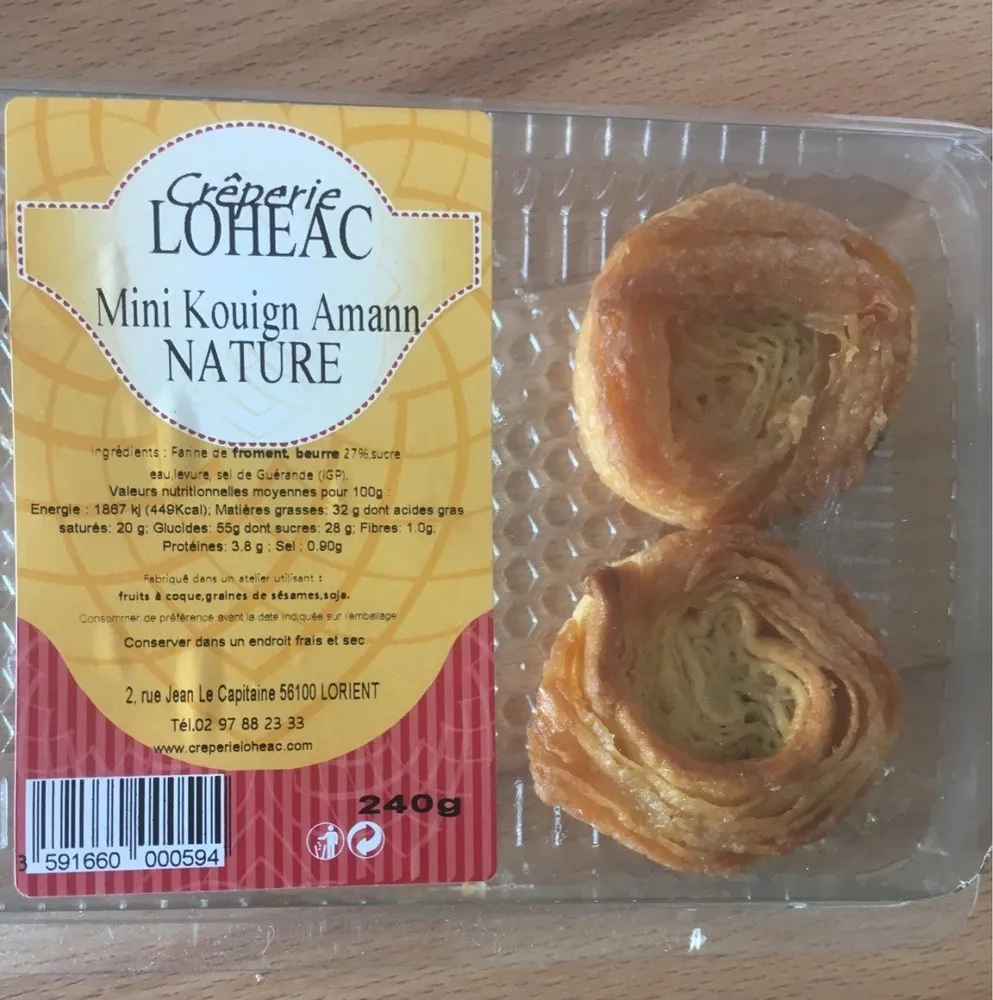 Mini Kouign Amann Nature