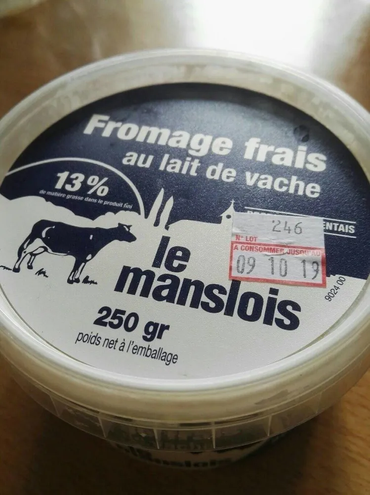 Fromage frais au lait de vache