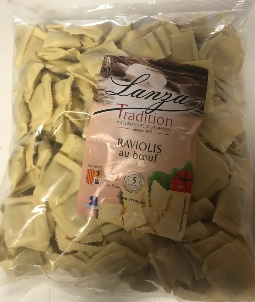 Raviolis au boeuf