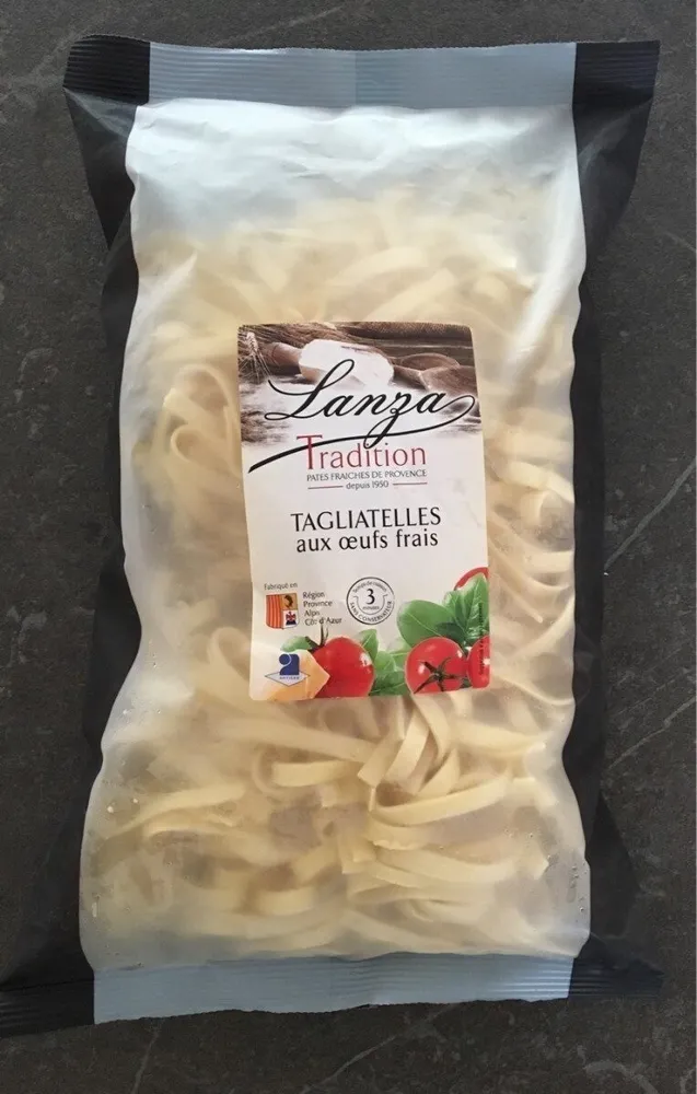 Tagliatelles aux oeufs frais