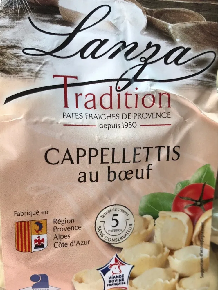 Capelletis au boeuf