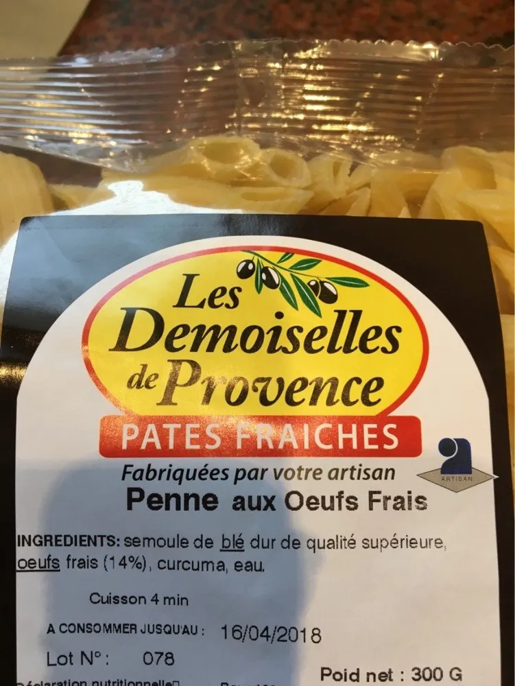 Pates fraiches
