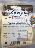 Raviolis chevre miel