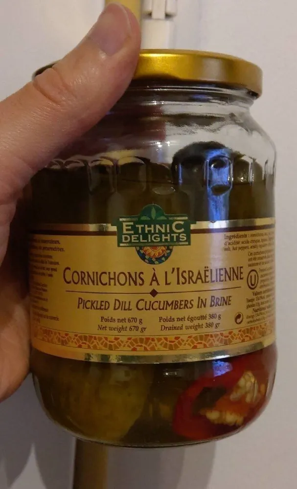 Cornichons à l'Israelienne