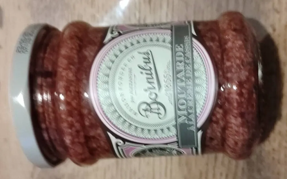 MOUTARDE A LA CREME DE CASSIS