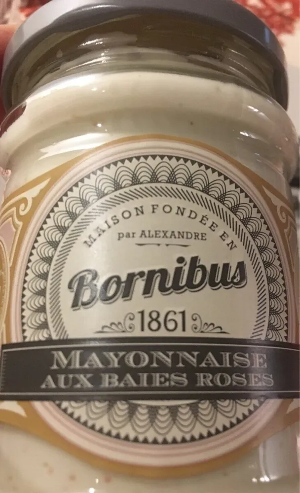 Mayonnaise aux baies roses
