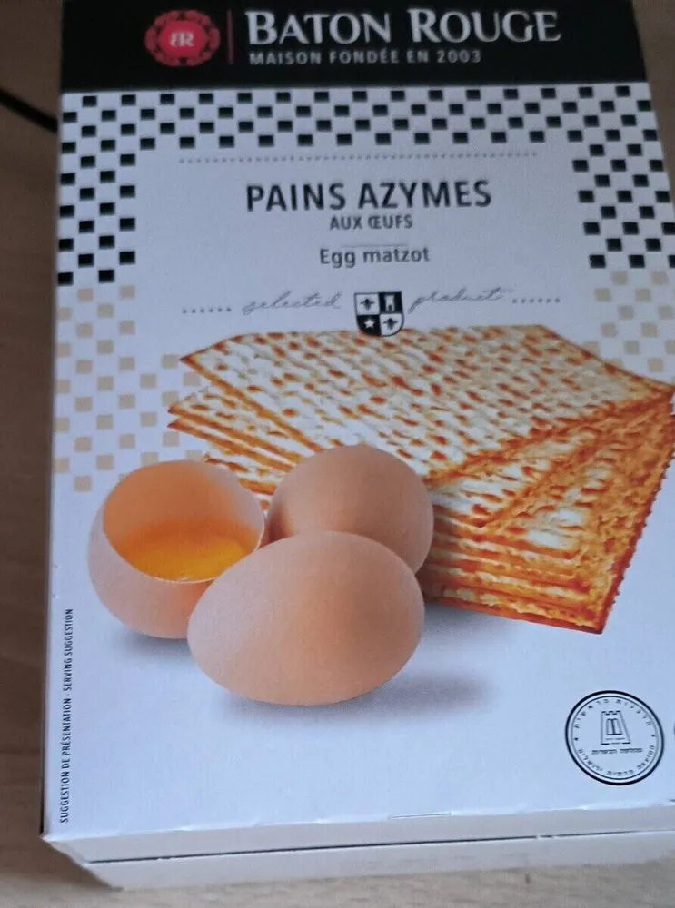 Pains azymes