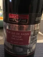 Jus de raisin rouge