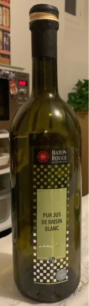 Pur jus de raisin blanc