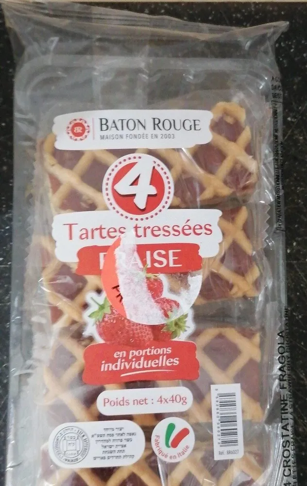 Tartes tressées FRAISE