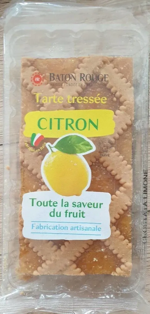 Bâton rouge tarte au citron