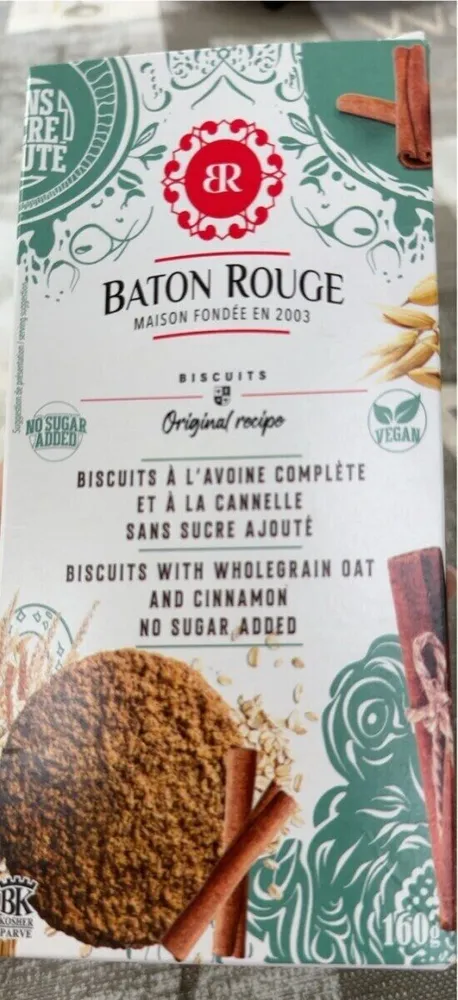 Biscuits à l’avoine complète et à la cannelle sans sucre ajouté