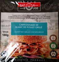 Chiffonnade de blanc de poulet grillé