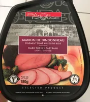 Jambon De Dindonneau Fumé, 180 Grammes