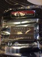 Knacks De Poulet 12 Saucisses