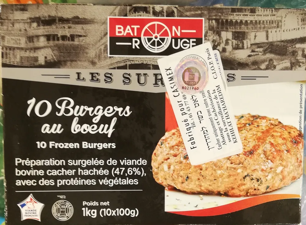 Baton rouge burger surgeles