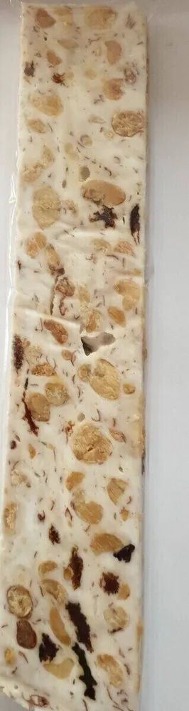 Nougat aux arachides et raisins