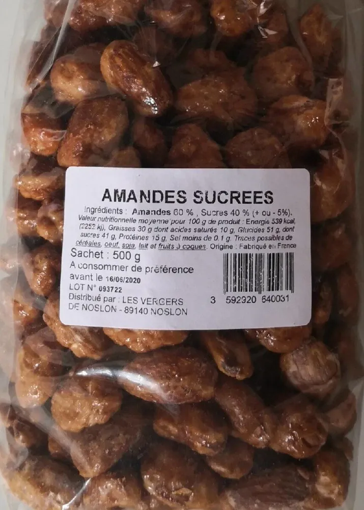 amandes sucrées