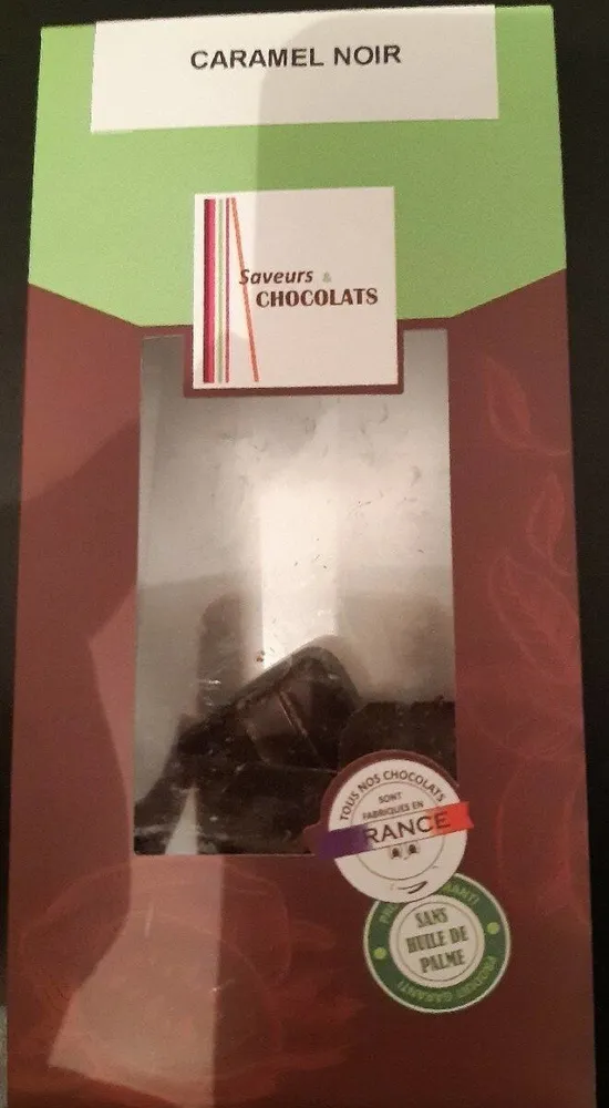 Caramel au beurre salé,  chocolat noir