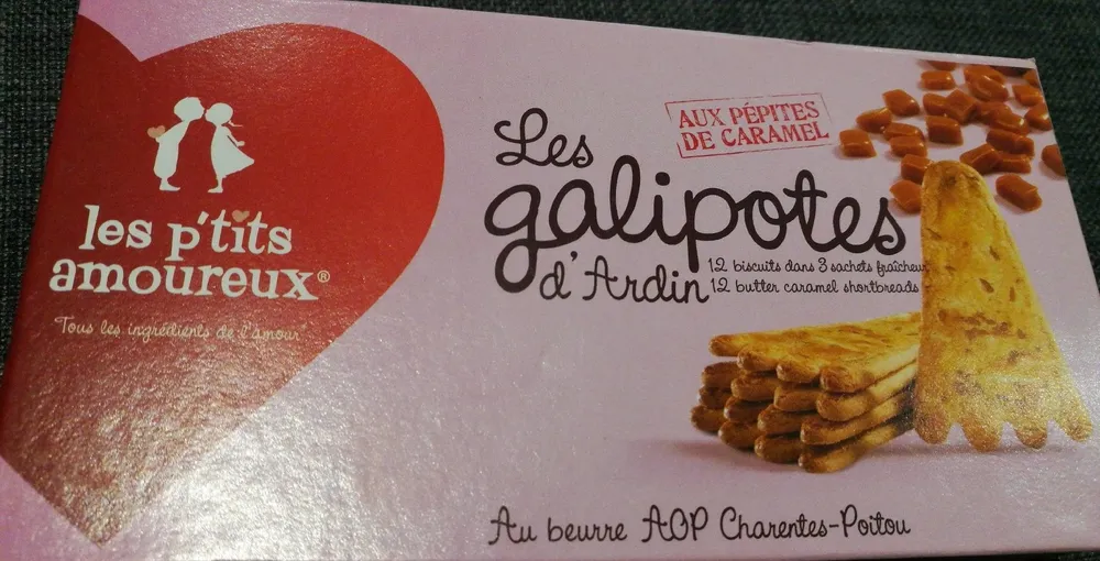 Galipotes d'Ardin aux pepites de caramel LES P'TITS AMOUREUX