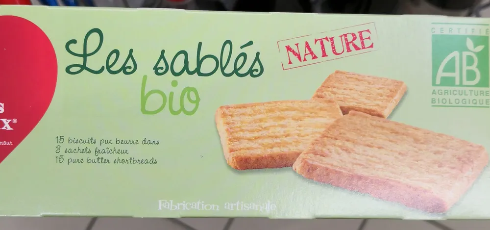 Les sablés bio