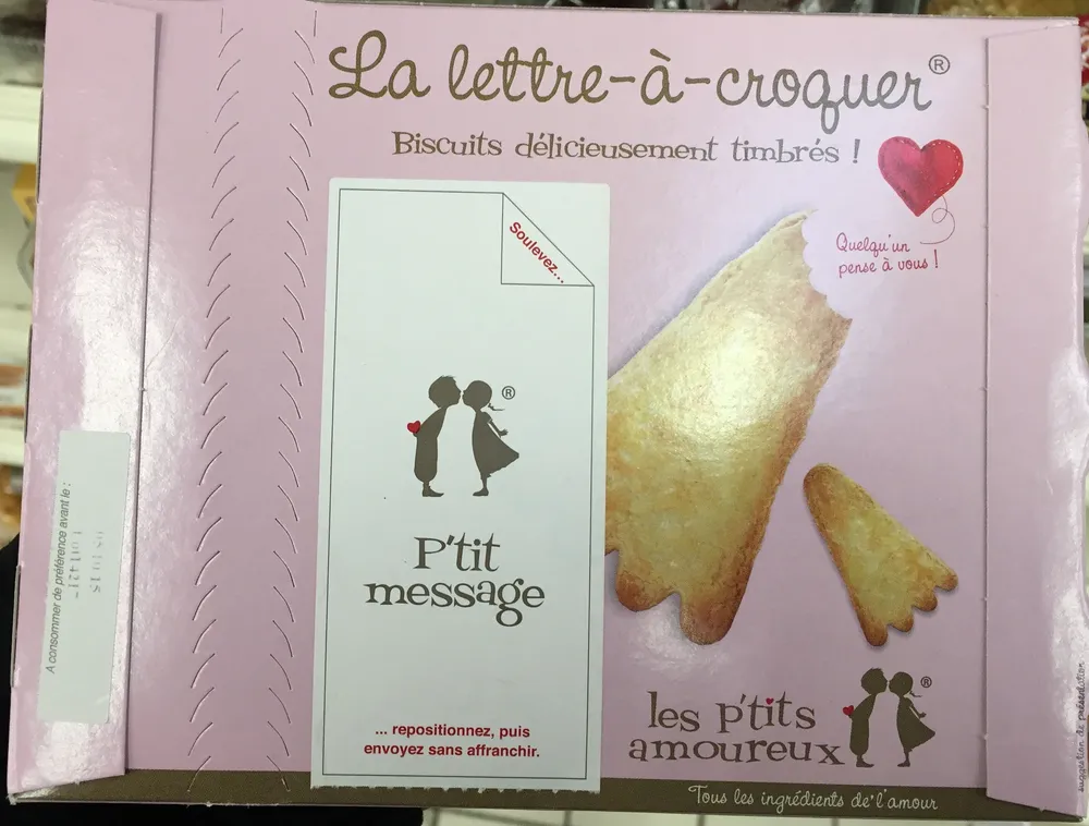 La lettre-à-croquer - Biscuits délicieusement timbrés !