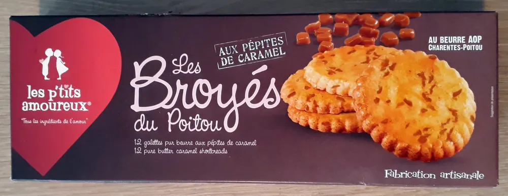 Les Broyés du Poitou aux pépites de caramel