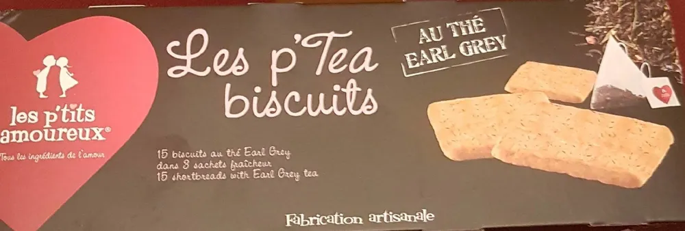 Les p'Tea biscuits