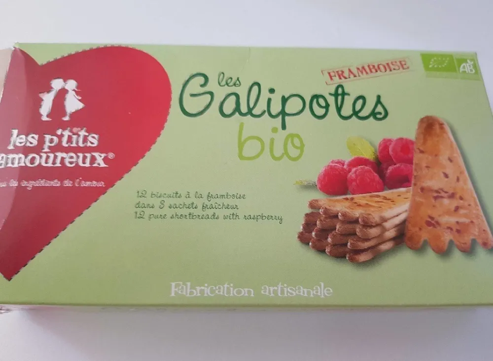 Les Galipotes bio framboise