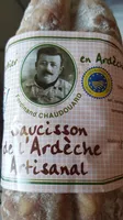 saucisson de l'Ardèche artisanale