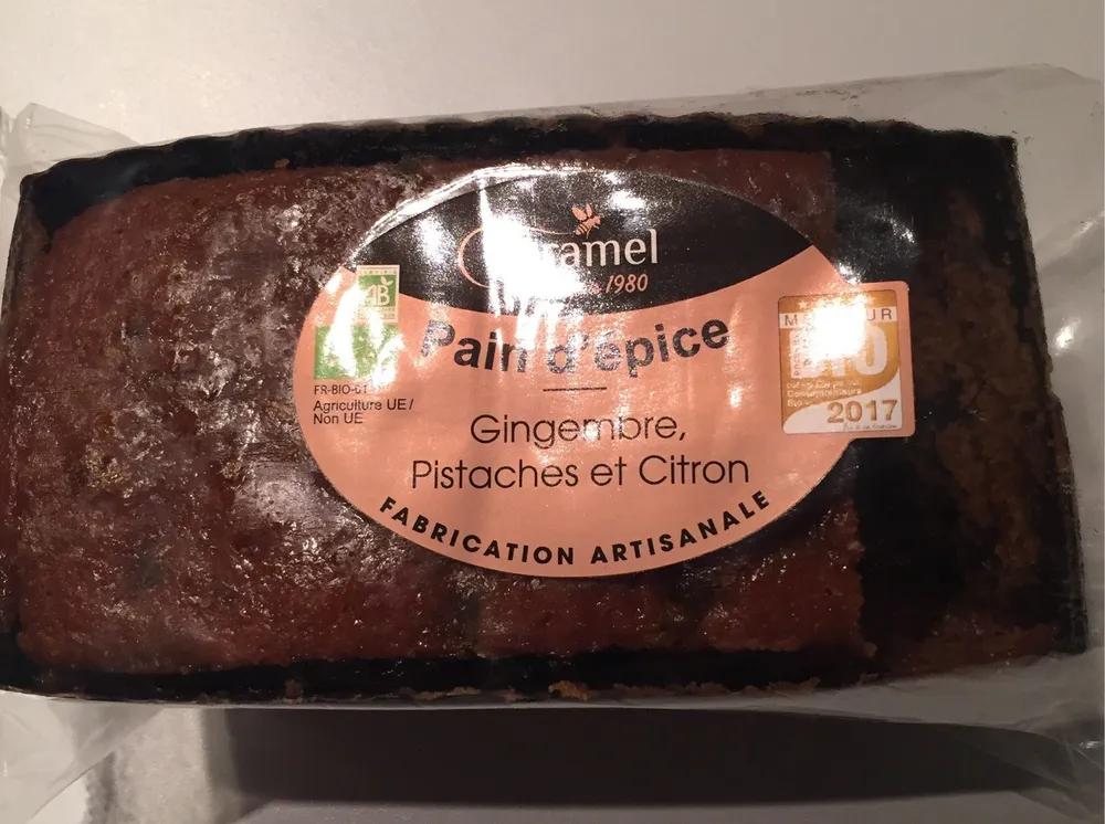 Pain d'Epice Gingembre, Pistache et Citron