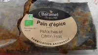 Pain d'épice pistaches et citron