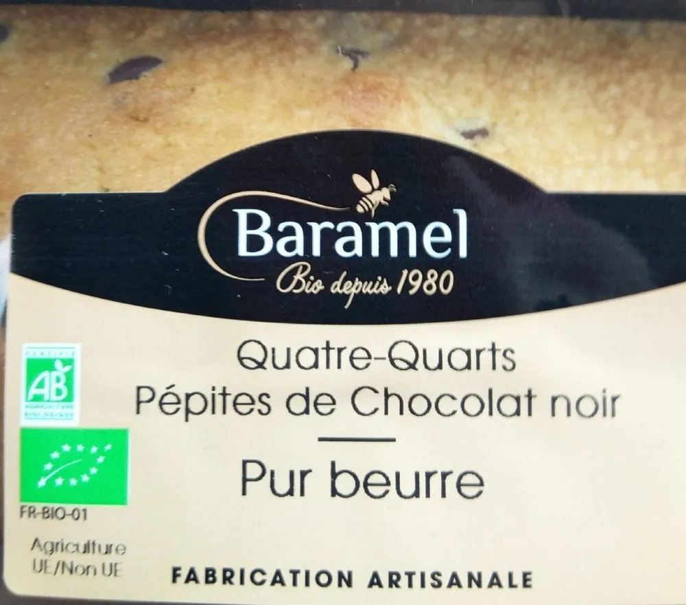 Quatre-quarts pépites de chocolat noir